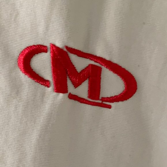 MARKER Off White with Red and Black Stripes Ski Snowboard Sporty Jacket Medium - Picture 5 of 14